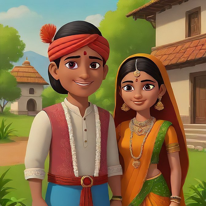 3D cartoon character art